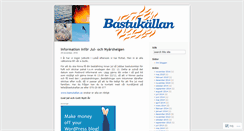 Desktop Screenshot of blogg.bastukallan.se